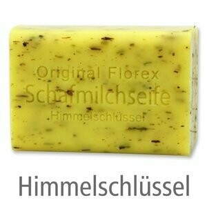 Schafmilchseife eckig 100 g, Himmelschlüssel mit Kräuter
