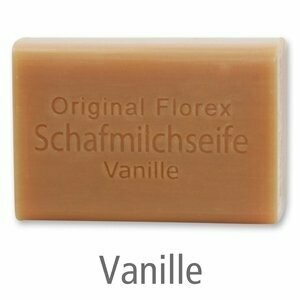 Schafmilchseife eckig, 100 g Vanille Schafmilchseife eckig, 100 g Vanille