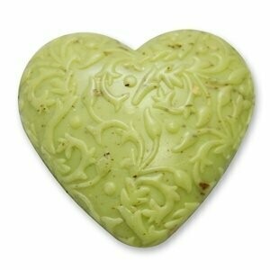 Schafmilchseife Herz 80g Eisenkraut