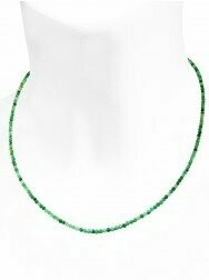Edelsteinkette facettiert | Aventurin