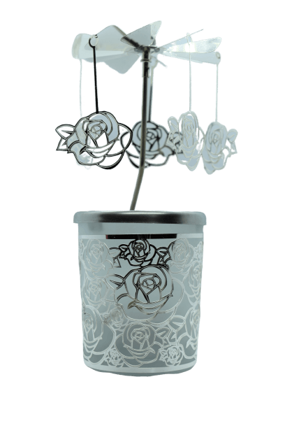 Karussell-Windlicht Rose