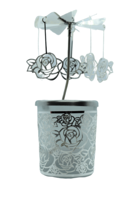 Karussell-Windlicht Rose