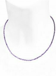 Edelsteinkette facettiert | Amethyst Edelsteinkette facettiert | Amethyst