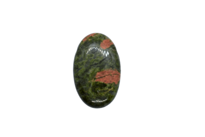 Unakit (Epidot) Linsenform, gebohrt Unakit (Epidot) Linsenform, gebohrt