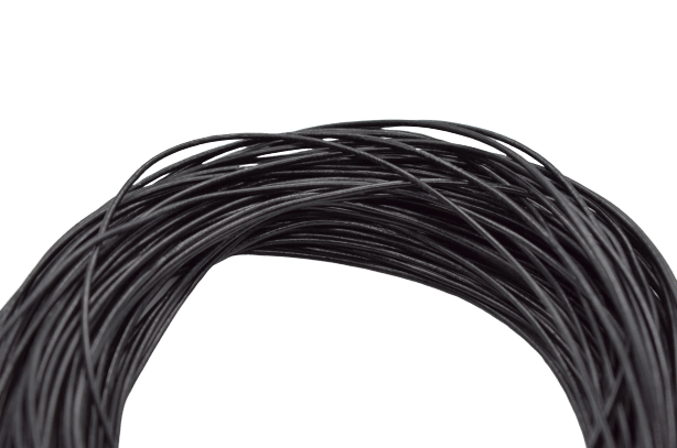 Lederband | schwarz | 1m