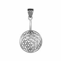 Donuthalter "Blume des Lebens" 925 Silber