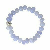 Armband blauer Chalcedon | Nuggets Armband blauer Chalcedon | Nuggets