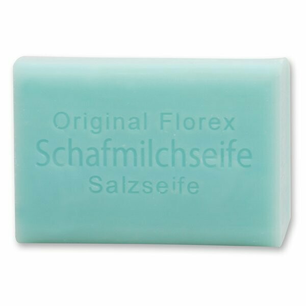 Schafmilchseife eckig, 100g Salz Schafmilchseife eckig, 100g Salz