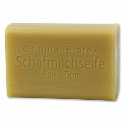 Schafmilchseife eckig, 100 g Apfel-Zimt