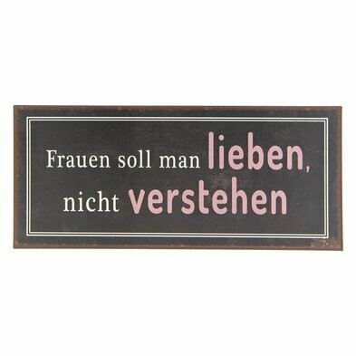 Textschild - Frauen