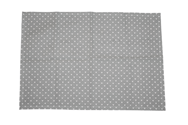 Deckchen mit Herzmuster 33/48