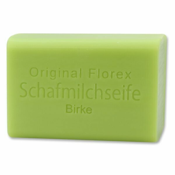 Schafmilchseife eckig, 100 g Birke
