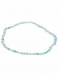 Edelsteinarmband facettiert | Aquamarin Edelsteinarmband facettiert | Aquamarin