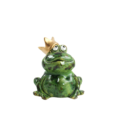 Steingut Froschkönig