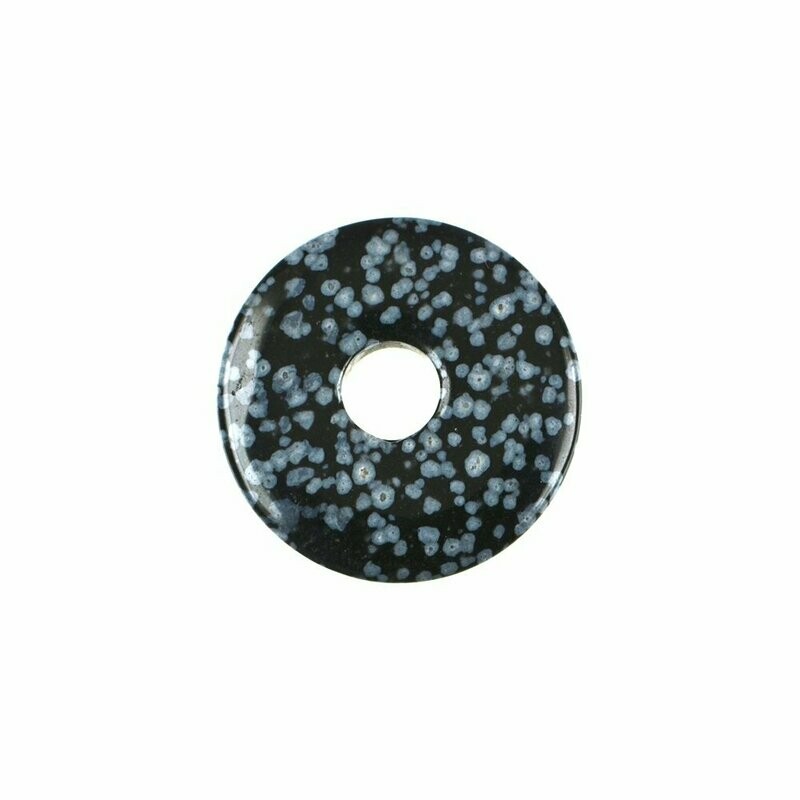 Donut Schneeflockenobsidian | 30mm Donut Schneeflockenobsidian | 30mm