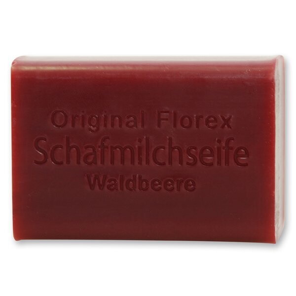 ​Schafmilchseife eckig 100g, Waldbeere