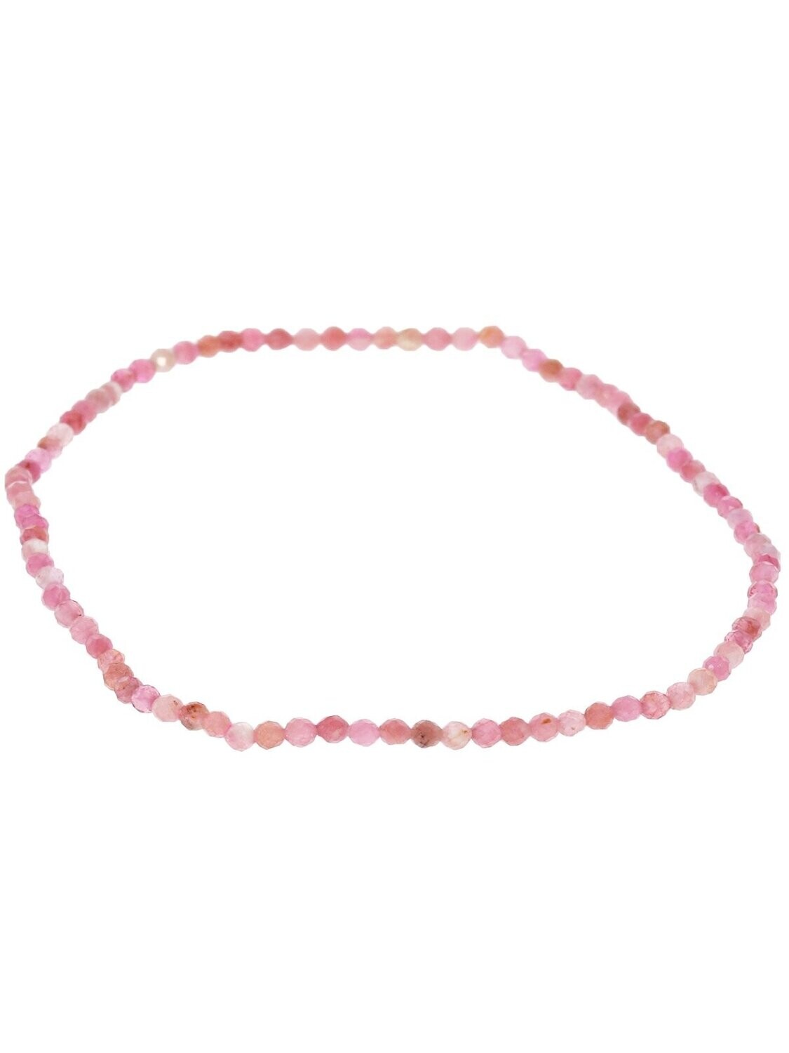 Edelsteinarmband facettiert | Turmalin rosa