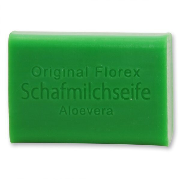 Schafmilchseife eckig, 100 g Aloe Vera