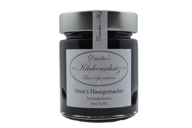 Marmelade | Oma's Hausgemachte | Holunderbeere und Apfel Marmelade | Oma's Hausgemachte | Holunderbeere und Apfel