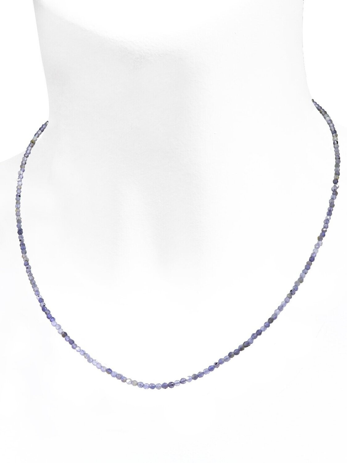 Edelsteinkette facettiert | Iolith