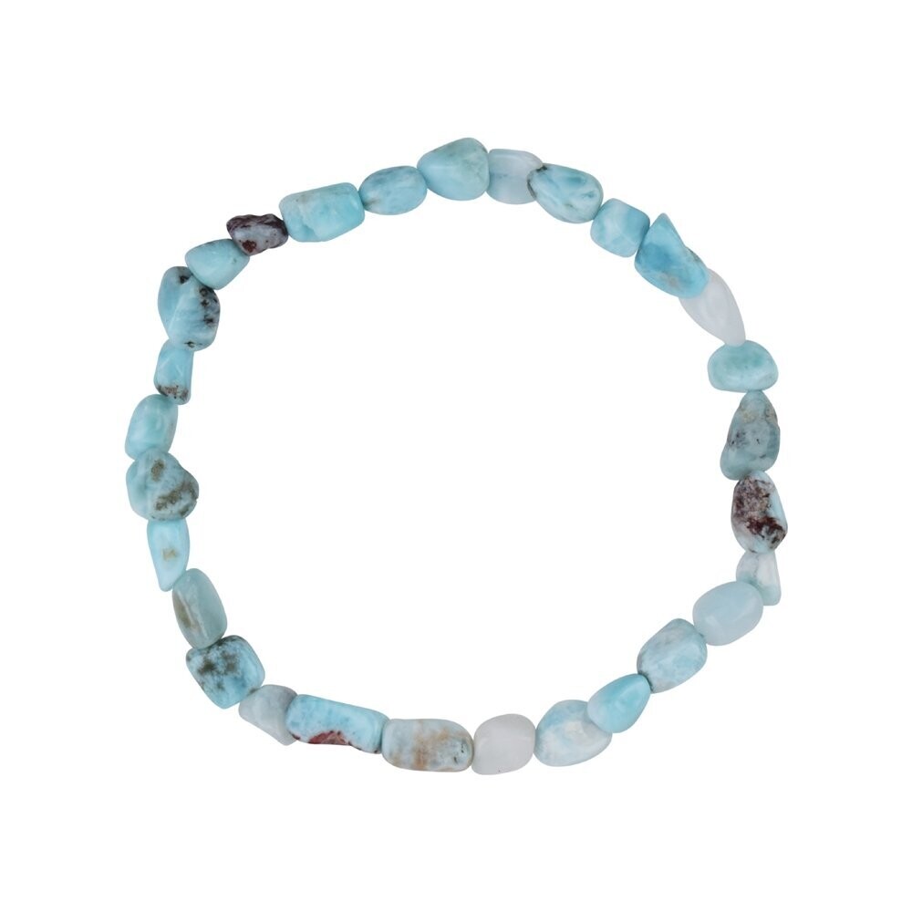 Armband Larimar Nuggets | 8-10mm