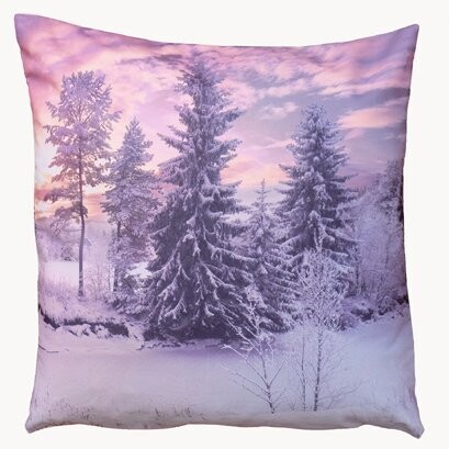 40x40 Kissenhülle "Winterlandschaft"