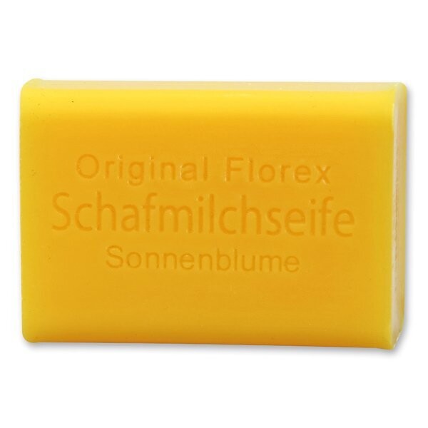 Schafmilchseife eckig, 100 g Sonnenblume