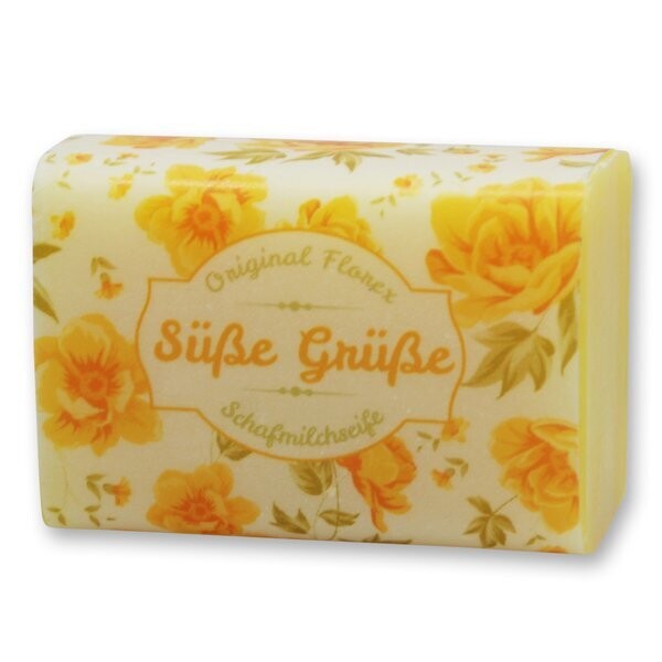 Schafmilchseife eckig, 100 g Grapefruit "Süße Grüße"