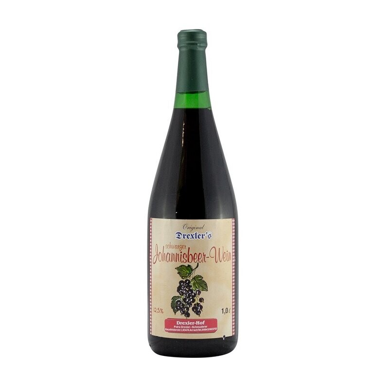 Schwarzer Johannisbeer Wein