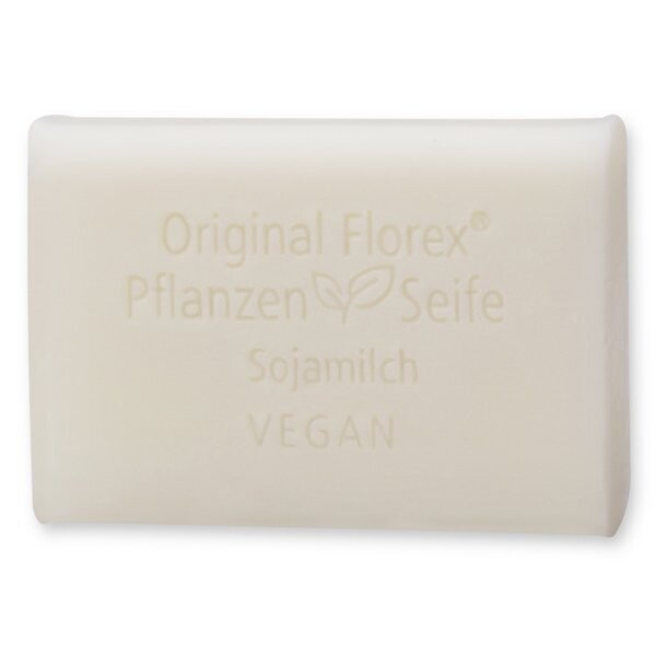 Pflanzenölseife eckig 100g, Sojamilch VEGAN Pflanzenölseife eckig 100g, Sojamilch VEGAN