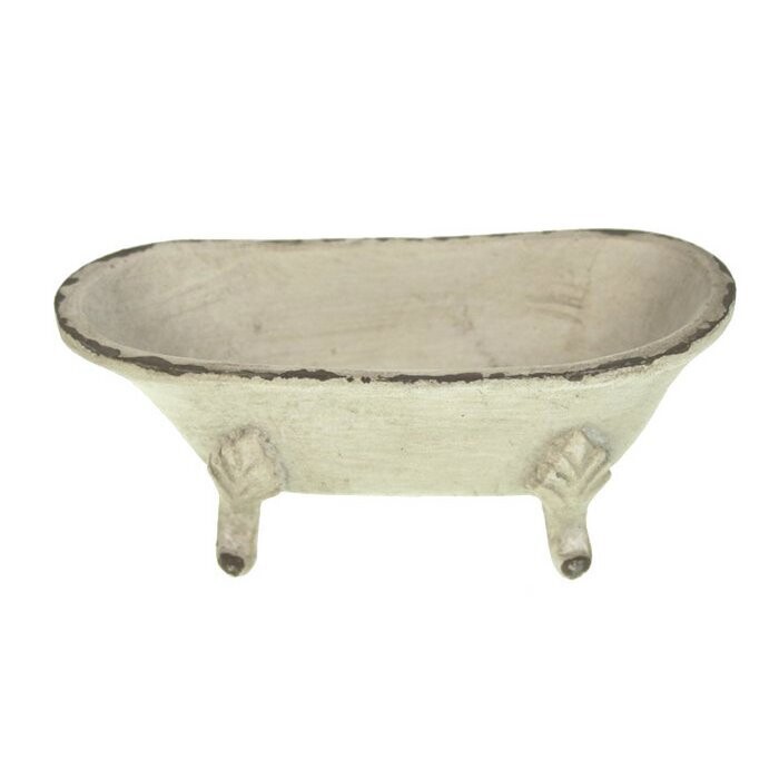 Kleine massive Deko-Badewanne