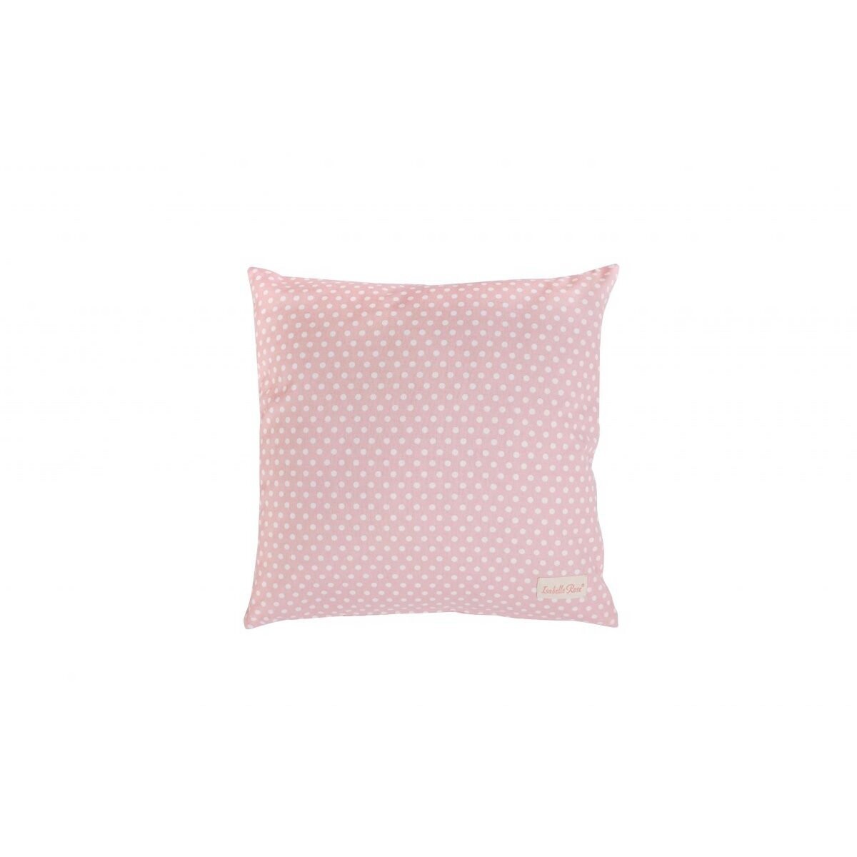 Kissen mit Füllung | Rosa mit Punkten