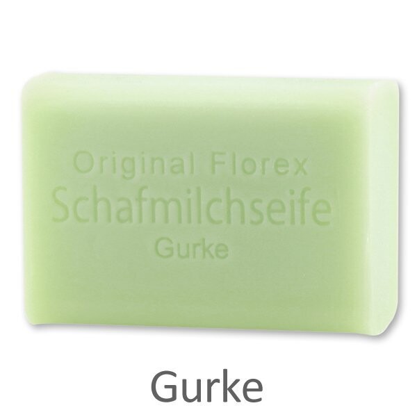 Schafmilchseife eckig, 100 g Gurke