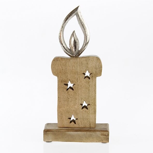 Holz Kerze zum stellen Holz Kerze zum stellen