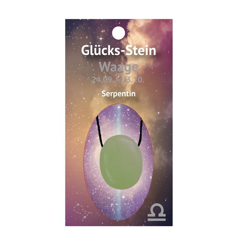 Sternzeichenkette mit Serpentin (23.09 - 22.10 Waage)