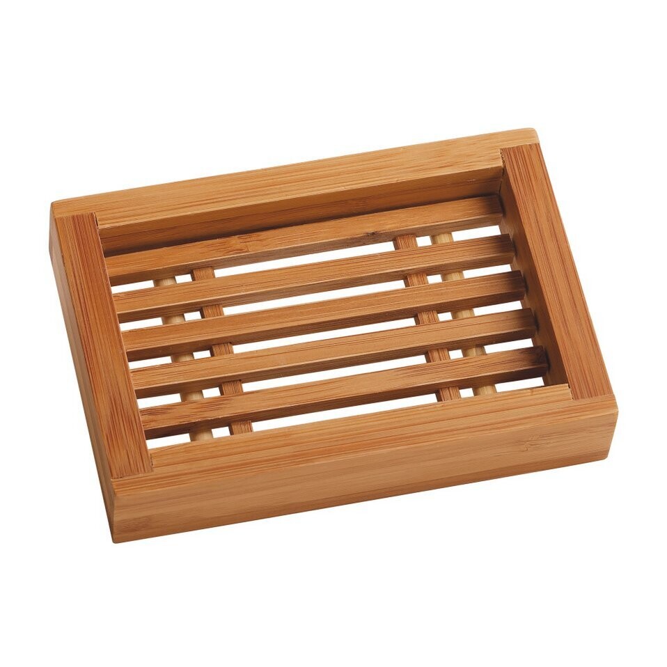 Bambus Seifenschale mit Gitter