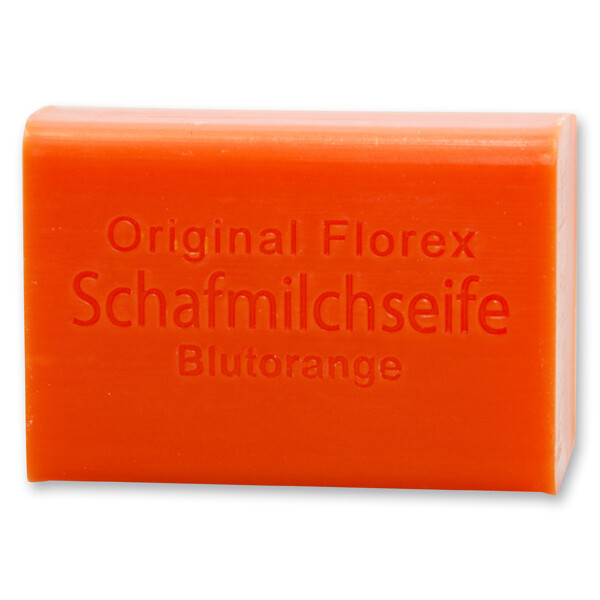 Schafmilchseife eckig, 100 g Blutrange