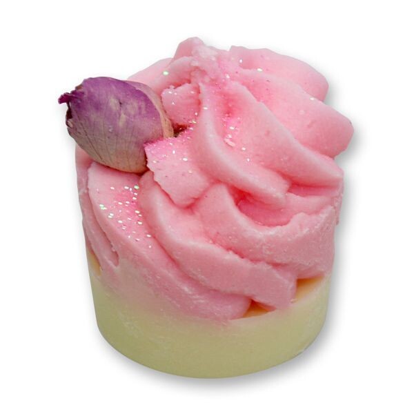 Badebutter-Twist mit Schafmilch 50g, Rosenknospe/Rose