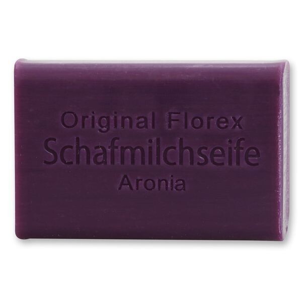 Schafmilchseife eckig, 100 g Aronia Schafmilchseife eckig, 100 g Aronia