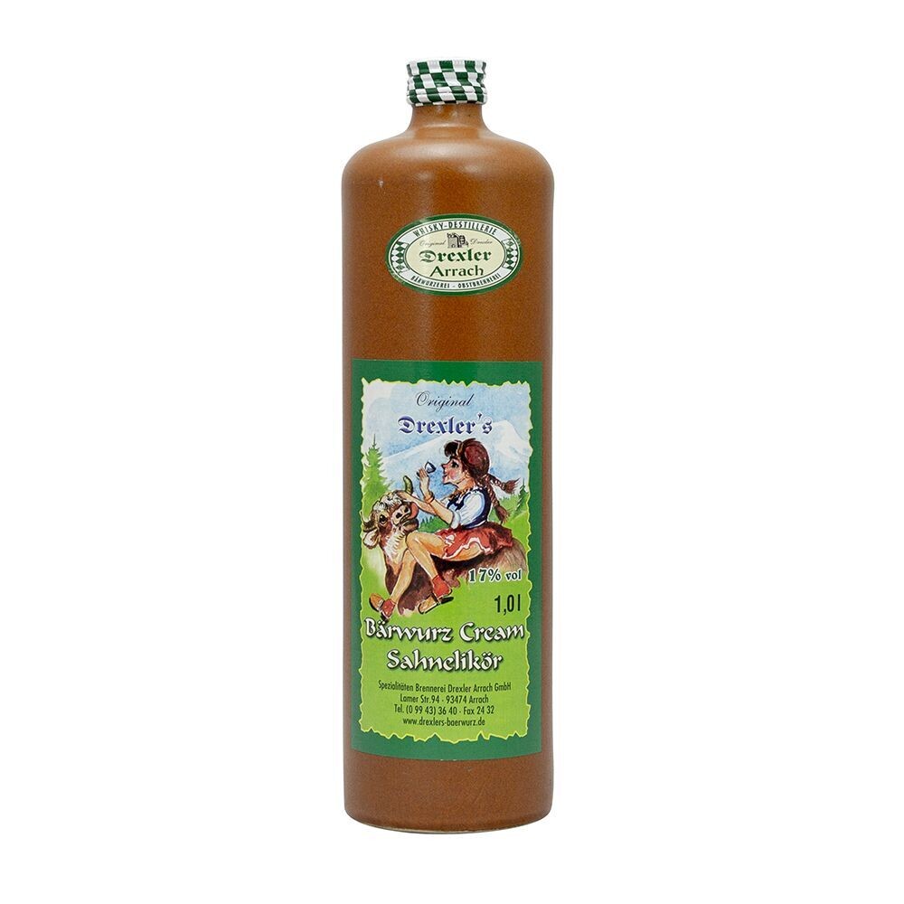 Original Drexler's  Bärwurz Cream Sahnelikör 17% vol.  / 0,7 Ltr.