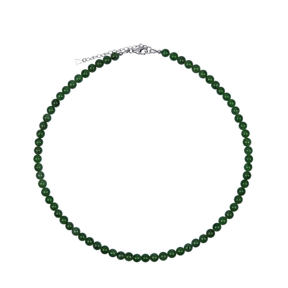 Kette Nephrit Jade Kugeln | 6mm