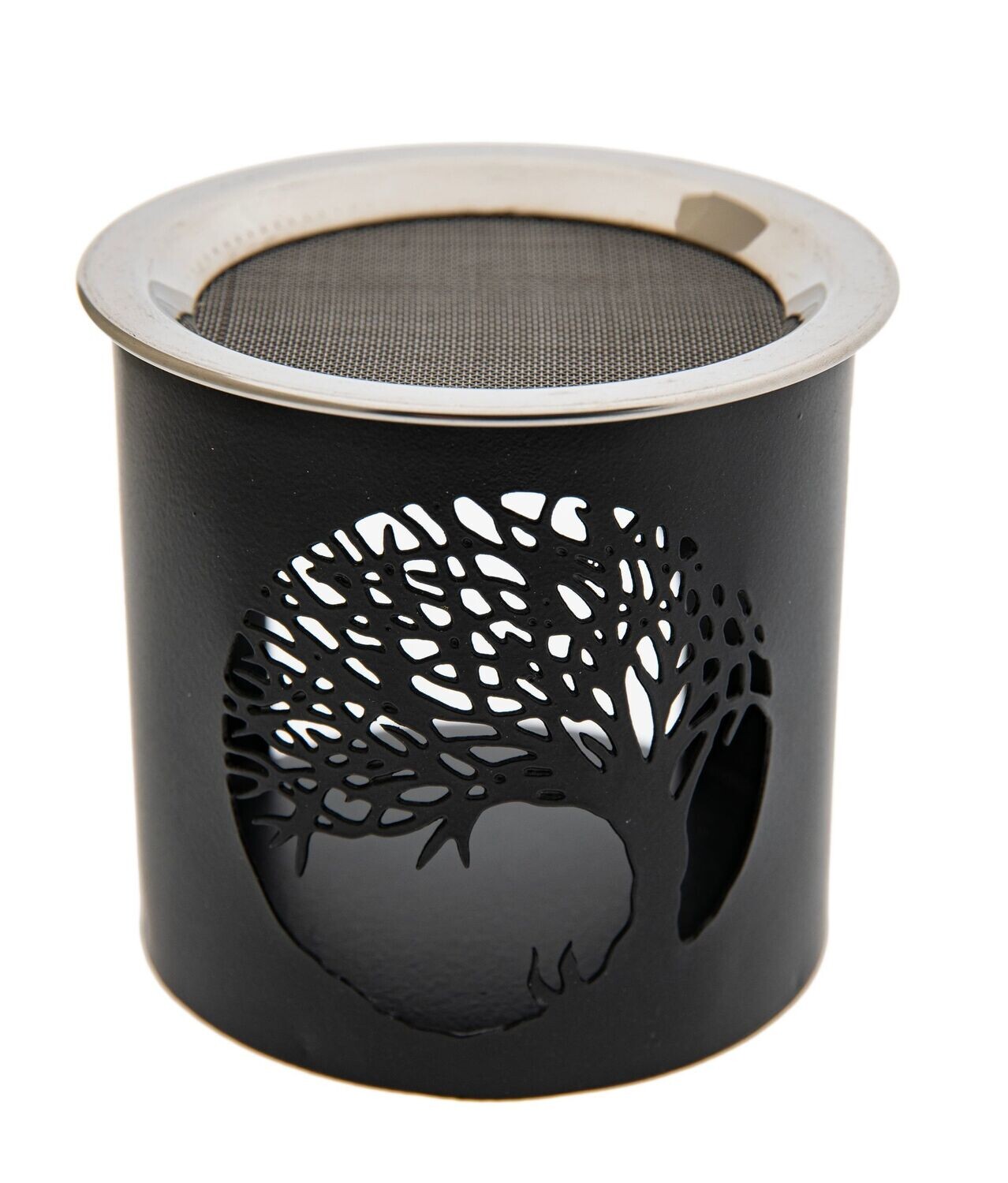 Siebgefäß | Baum schwarz/silber