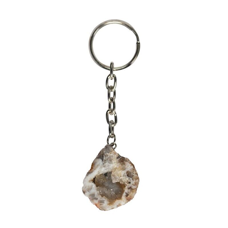 Schlüsselanhänger Achat Geode Schlüsselanhänger Achat Geode