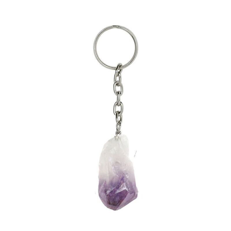 Schlüsselanhänger Amethyst Spitze Schlüsselanhänger Amethyst Spitze