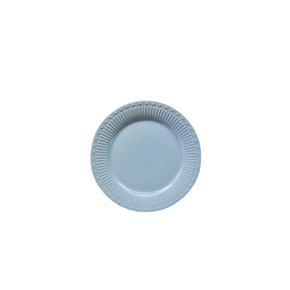Kuchenteller Liniendesign | hellblau