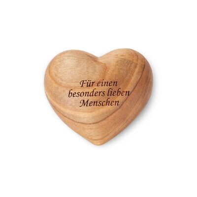 Herz Gr. 1: “Für einen besonders lieben Menschen”