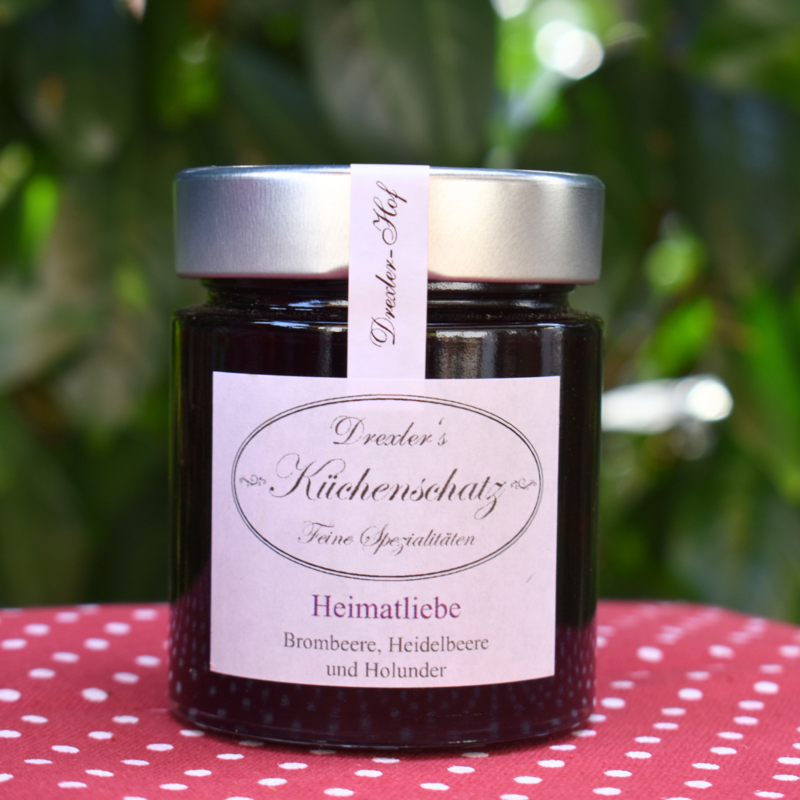 Marmelade | Heimatliebe | Brombeere, Heidelbeere & Holunder Marmelade | Heimatliebe | Brombeere, Heidelbeere & Holunder