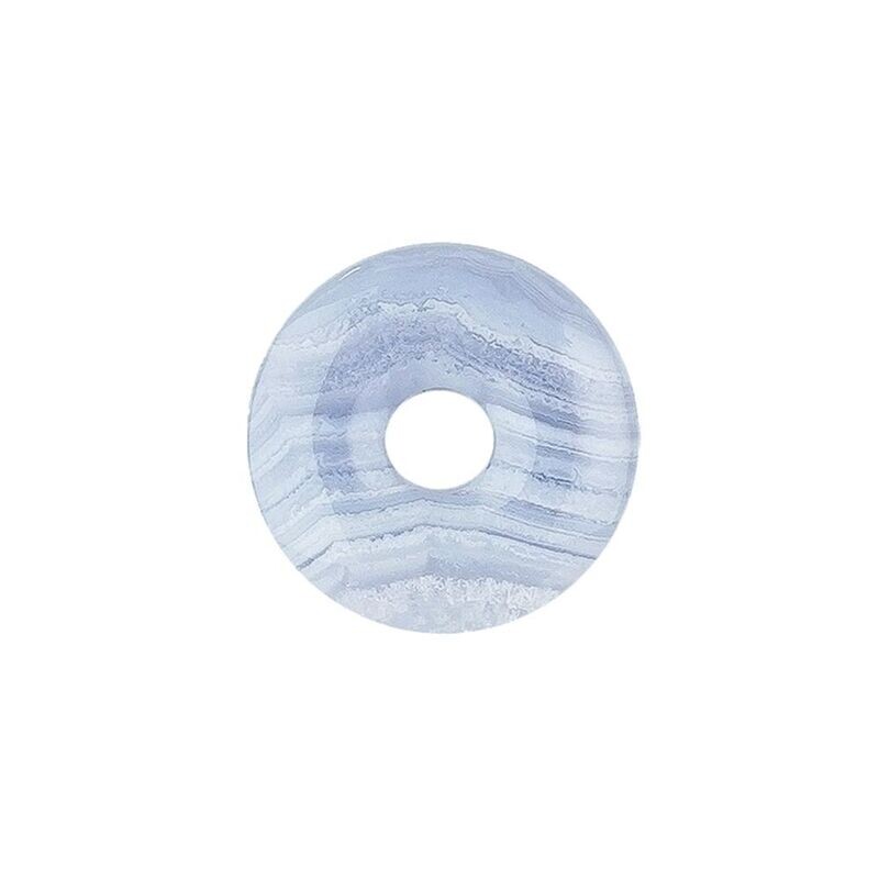 Donut Blauer Chalcedon | 30mm Donut Blauer Chalcedon | 30mm
