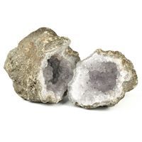 Quarz Geoden Paar 5-7cm