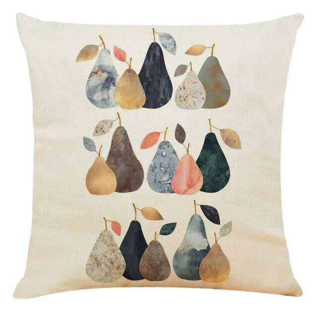 Kissenhülle 45x45 | Birnen